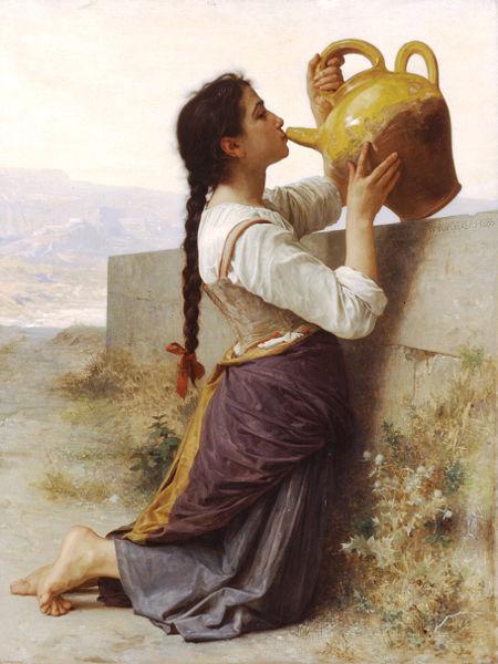 Adolphe William Bouguereau Thirst oil painting image